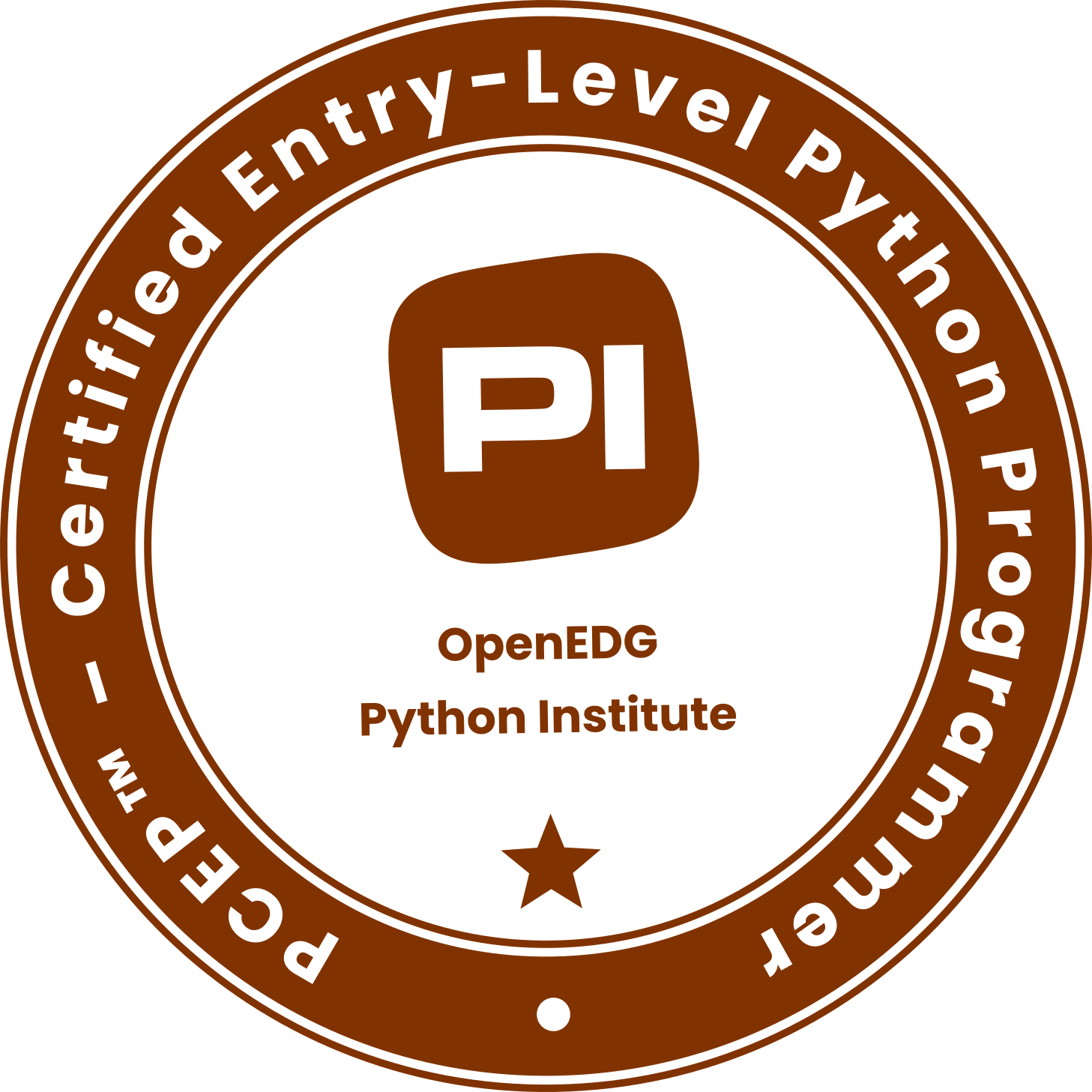 PCEP badge